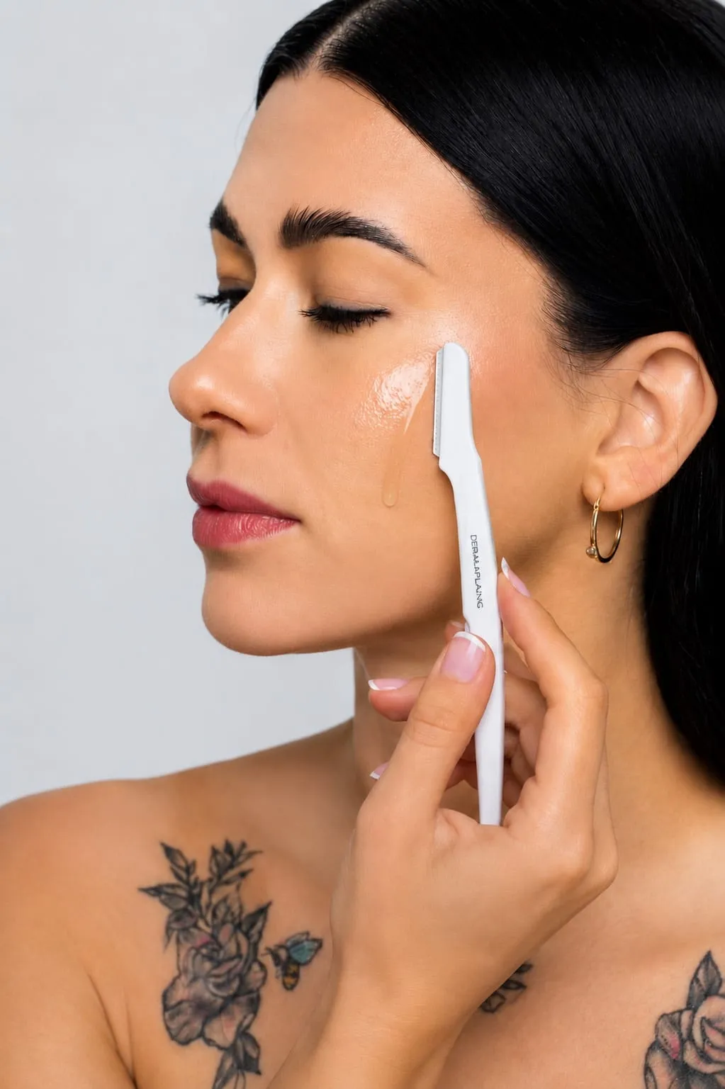 Dermaplaning treatment at SK But First Beauty, Long Island
